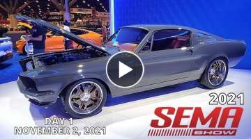 SEMA show 2021 Highlights - Amazing Trucks And Cars - Las Vegas Day 1