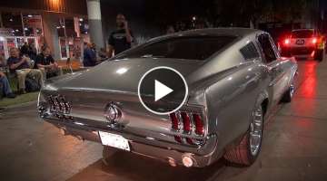 SILVER BULLITT!! '67 Mustang Fastback - V8 Sound! | 2018 SEMA |
