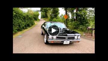 1968 Chevy Chevelle Black Big Block 4 Speed