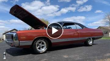 Taking A Drive In A 1971 Chrysler New Yorker 440 Big Block