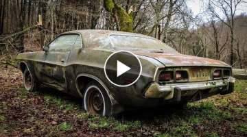 ABANDONED Dodge Challenger Rescued After 35 Years