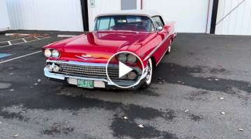 1958 Chevrolet Impala Convertible Cold start