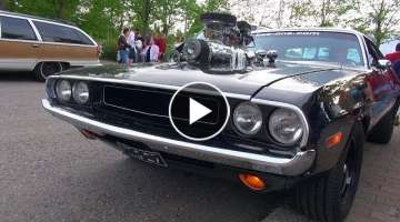 SUPERCHARGED 572 HEMI Dodge Challenger - Amazing V8 Sound!