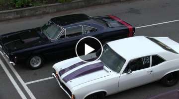 Classic Muscle Cars Drag Racing