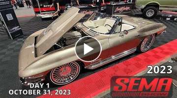 SEMA show 2023 Highlights - Amazing Cars And Trucks - Las Vegas Day 1