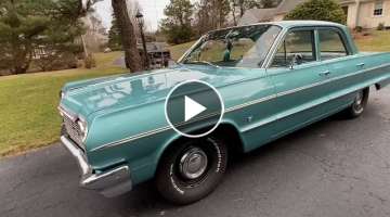 Cold Start & Drive ~ 1964 Chevy Impala Sedan