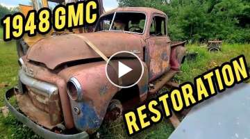 Restoration of a Rusty 1948 GMC. Full Rebuild From Start to Finish