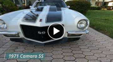 1971 Camaro SS / Cold Start & Walk Around