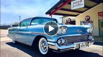 For Sale 1958 Chevrolet Impala 2 Door Hardtop 348 Tri-power with 4 speed