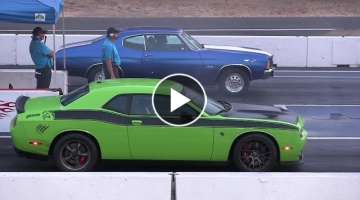 Old vs New Muscle Cars Drag Racing