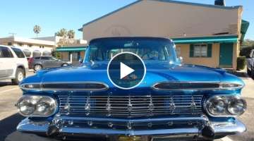 1959 Chevorlet Bel Air Impala MINT Restored Chevy Video Review
