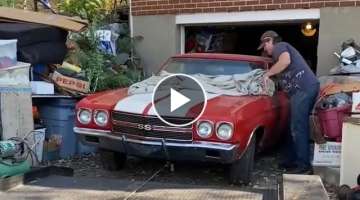1970 Chevelle SS396 Found Hiding in a Cincinnati, OH Basement Over 30 Years!!!