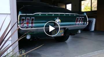 67 Mustang Fastback GT Startup